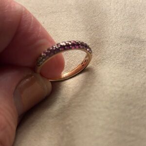 Gold and Purple Women's Ring
